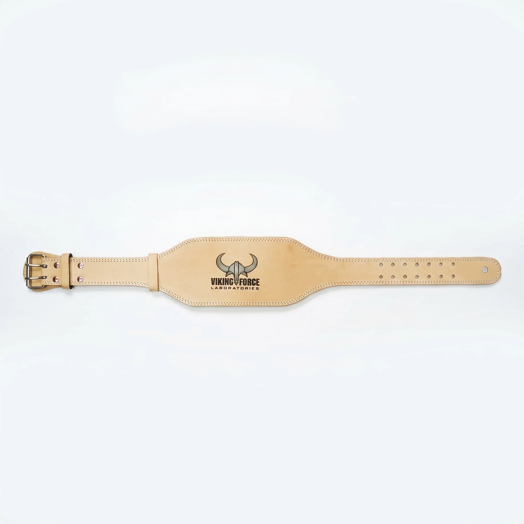 Viking Force Weightlifting Belt in Cream