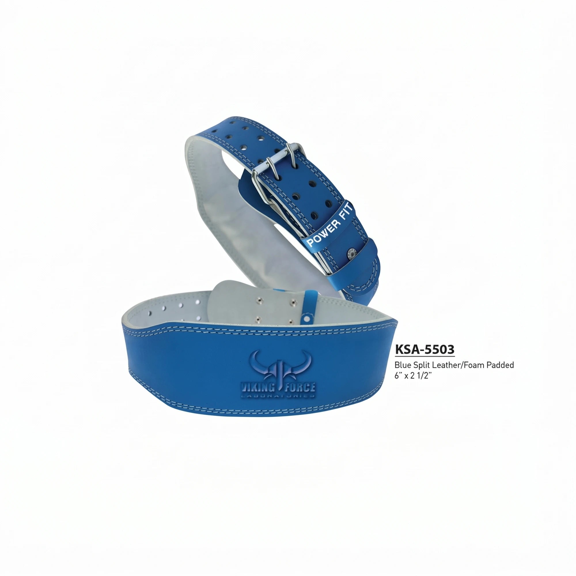 Viking Force Weightlifting Belt KSA-5503 in Blue