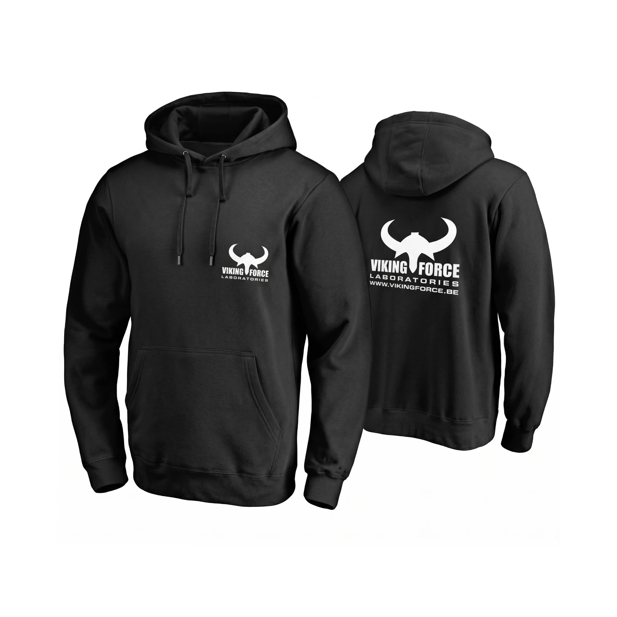 Viking Force Hoodie in Black