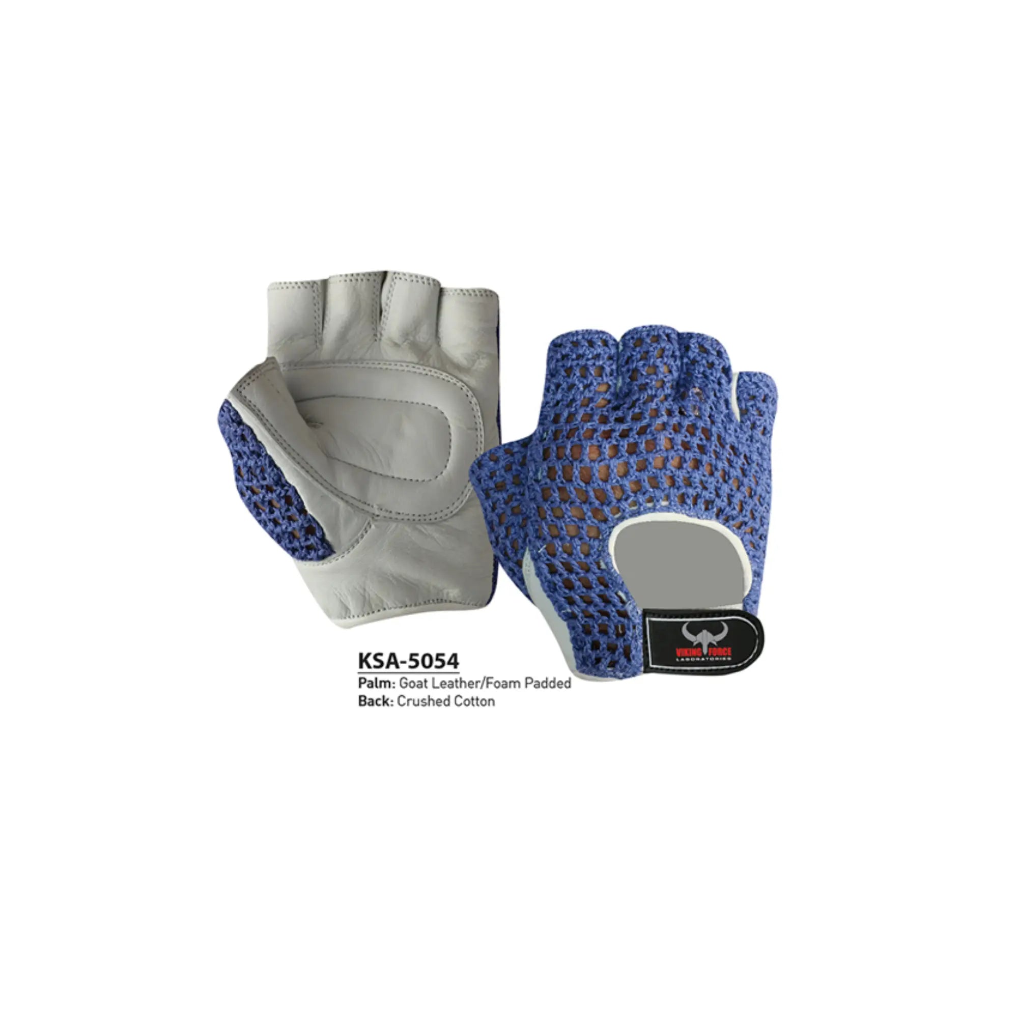 Viking Force Workout Gloves KSA-5054 in Blue